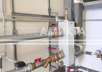 Образцовый монтаж отопления склада в Ленинградской области с котлами BAXI Duo tec MP