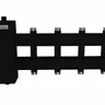 BM-100-5DU (до 100 кВт, подкл. котла G 1¼″, 2+2 контура G 1″, боковой контур G 1¼″ , цвет ″черный муар металлик″)