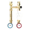 NG-25CTS [35-60°С](1″, термостатический смеситель KVs 2.5, 35-60°С, краны GIDRUSS с термометрами, для радиаторов и УШП)