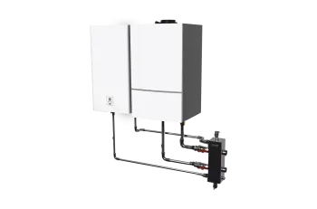 Преимущества продукции Gidruss: Дополнительные подключения на корпусе для резервного котла