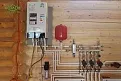 Монтаж отопления в деревянном доме выполнила компания КОТЛОВ