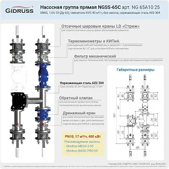 Презентация нержавеющей смесительной насосной группы DN65 - NGSS-65C с трехходовым смесителем. Запрещено к публикации на сторонних ресурсах!