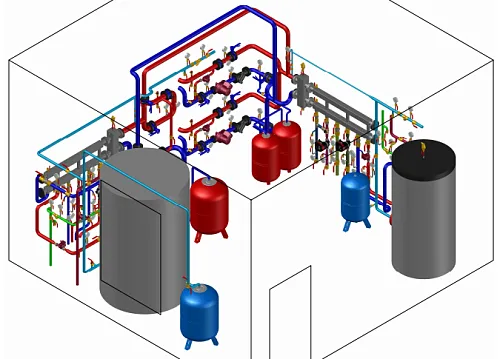 Основной вид котельной после реконструкци