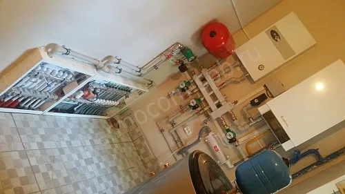 Комплект из двух кронштейнов K.UF на объекте Отопление частного дома в Ленинградской области (п. Песочное) S=200 м2