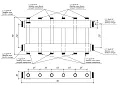 Коллектор для котельной на 6 - 7 контуров G 1"  - размеры