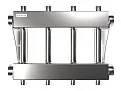 Коллектор для котельной на 4 - 5 контуров G 1″ из нержавеющей стали - MK-250-6DU