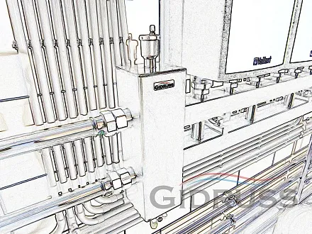 Отопление в Красноярске с газовым котлом и насосными группами Vaillant c нержавеющим коллектором GIDRUSS