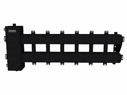 Коллектор с гидрострелкой на 7 контуров BM-150-7DU