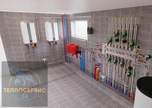 Монтаж отопления сразу с 3D проектом заказать в Москве