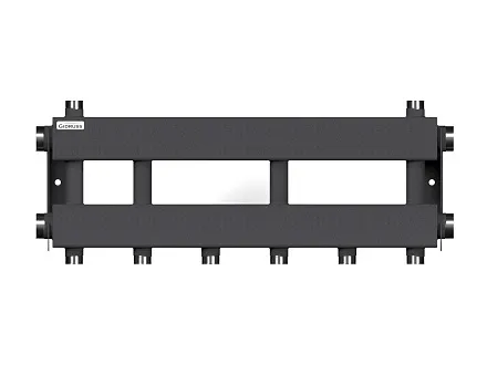 Коллектор для отопления на 3 потребителя dn25 (вход dn40) - MK-150-3x25