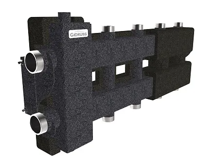 Гидрострелка с коллектором на 5 контуров BM-80-5DU.EPP 