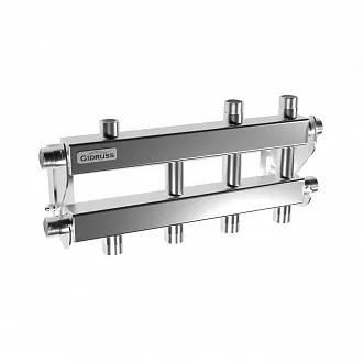 Коллектор настенного котла для двухэтажного дома из нержавейки MKSS-40-4DU Коллектор настенного котла для двухэтажного дома из нержавейки MKSS-40-4DU