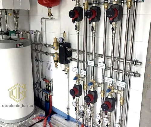 Монтаж отопления в частном доме г. Казань Монтаж отопления в частном доме г. Казань