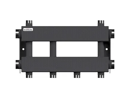 Коллектор для отопления на 2 потребителя dn25 (вход dn40) - MK-150-2x25