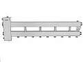 Нержавеющий коллектор с гидрострелкой на 4 + 1 контуров BMSS-150-5D