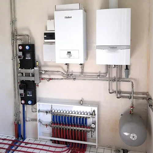 Котельная для отопление частного дома в Челябинске конденсационным котлом Vaillant Котельная для отопление частного дома в Челябинске конденсационным котлом Vaillant