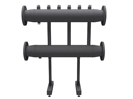 MK-1200-3x32 (до 1,2 мВт, 2 магистр. подкл. Фл.Ду125, 3 контура G 1¼″ вверх или вниз)