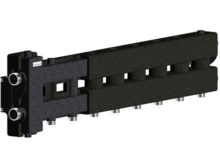 Гидрострелка с коллектором на 5 контуров BM-80-5D.EPP 