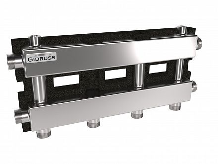 MKSS-60-3D.EPP (до 60 кВт, магистраль G 1″, 2+1 контура G 1″, EPP-термоизоляция, кронштейны K.UF)