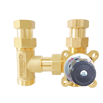 KIT.NG-20C  (латунь, ¾″, 90 мм, поворотный смеситель Wester KVs 6.3)
