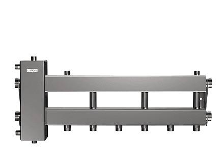 BMSS-150-4D (нерж., до 150 кВт, подкл. котла G 1½″, 3 контура G 1″, боковой контур G 1½″)