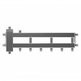 Гидрострелка на 4 контура (3+1) для настенного котла в одноэтажном доме BMSS-40-4D