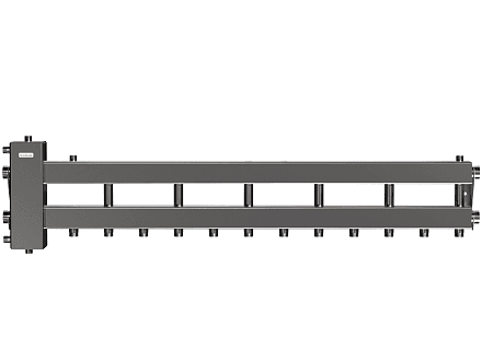 BMSS-150-7D (нерж., до 150 кВт, подкл. котла G 1½″, 6 контуров G 1″, боковой контур G 1½″)