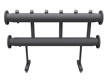 MK-1200-3x50 (до 1,2 мВт, 2 магистр. подкл. Фл.Ду100, 3 контура G 2″ вверх или вниз)