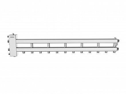 BMSS-100-7D (до 100 кВт, подкл. котла G 1¼″, 6 контуров G 1″, боковой контур G 1¼″, матовая полировка)