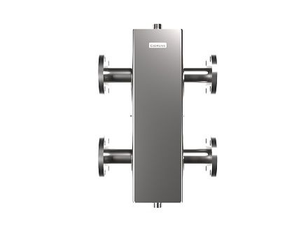 Гидрострелка Ду 50 из нержавеющей стали с нормальными фланцами по ГОСТ (для котельных 200 - 250 кВт)