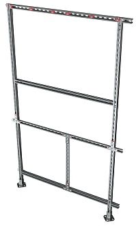 Рама монтажная регулируемая для 2 котлов рядом или 4 спина к спине