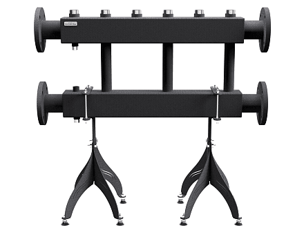 MK-400-3x32 (до 400 кВт, 2 магистр. подкл. Фл.Ду65, 3 контура G 1¼″ вверх или вниз)