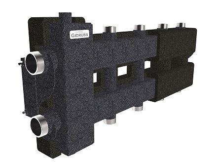 Гидрострелка с коллектором на 5 контуров BM-80-5DU.EPP 