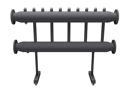 MK-1000-5x32 (до 1 мВт, 2 магистр. подкл. Фл.Ду100, 5 контуров G 1¼″ вверх или вниз)