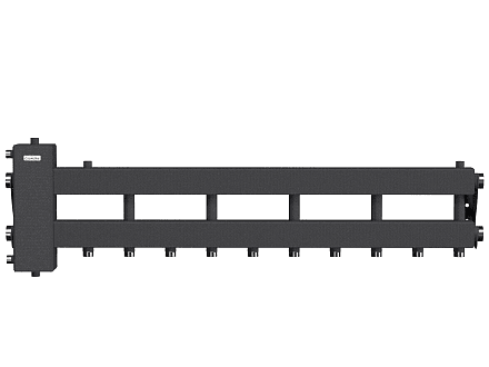 BM-150-6D (до 150 кВт, подкл. котла G 1½″, 5 контуров G 1″ + 1  боковой контур G 1½″)