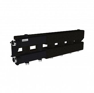 MK-100-3.EPP - это коллектор отопления на 3 вертикальных контура dn25 + боковой dn32