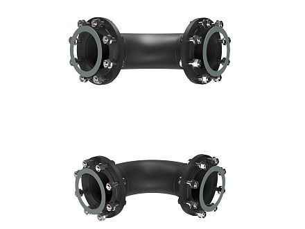 Колено поворотное FIT.KF90-DN150