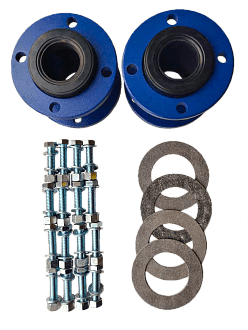 Комплект соединения FIT-K-400 (1-65-10, EPDM-компенсаторы 2 шт, комплект метизов)