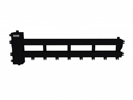 BM-100-5D (до 100 кВт, подкл. котла G 1¼″, 4 контура G 1″, боковой контур G 1¼″, цвет ″черный муар металлик″)