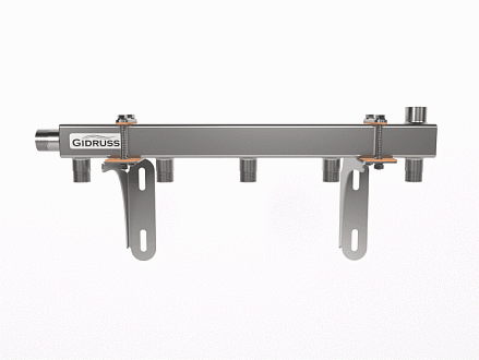 DMSS-20-15x5 (нерж., магистральное подкл. G ¾˝, 3 контура G ½˝, воздухоотвод. Rp ½″)