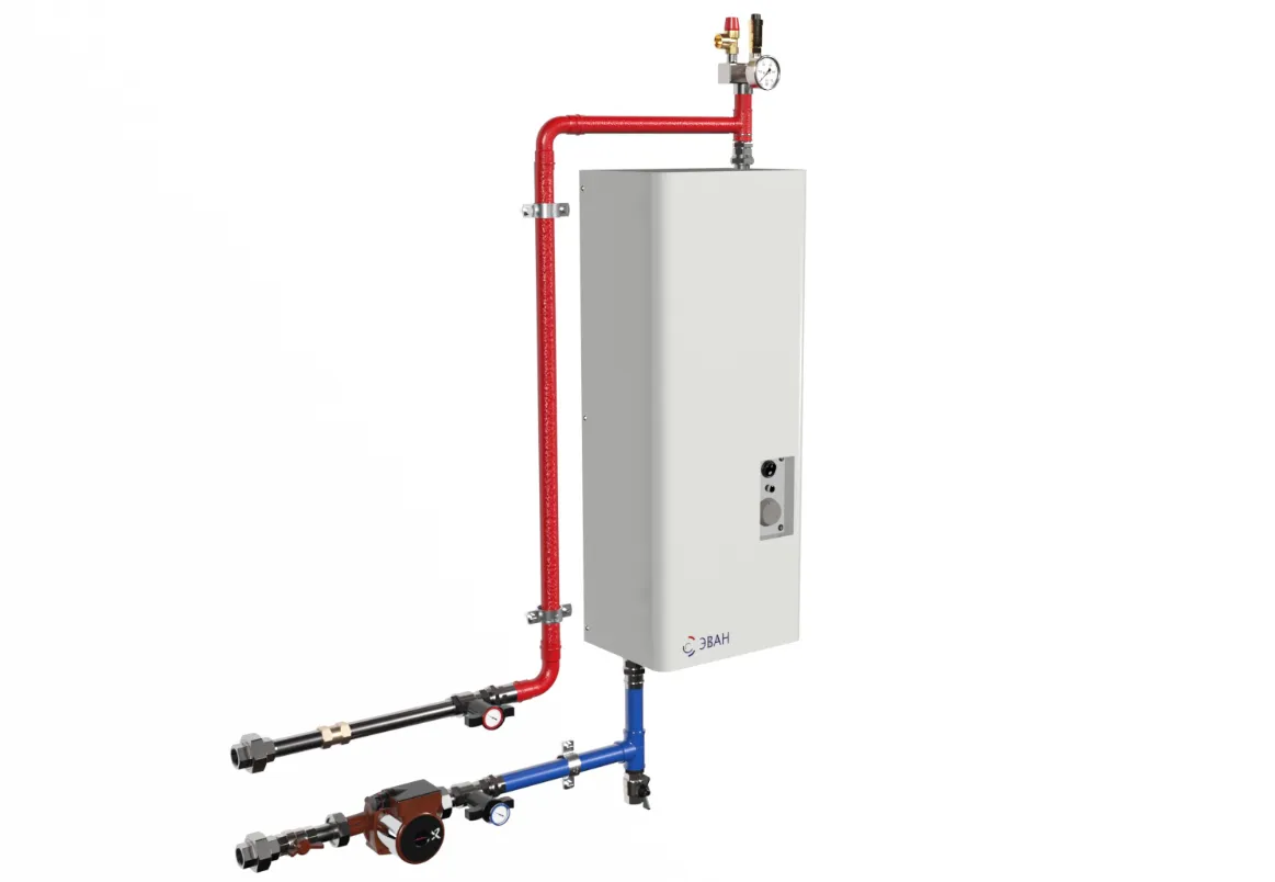 Обвязка электрокотла Эван без насоса