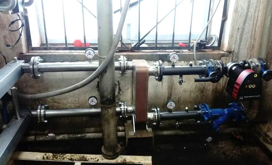 Реконструкция котельной с теплообменником для отопления Vaillant