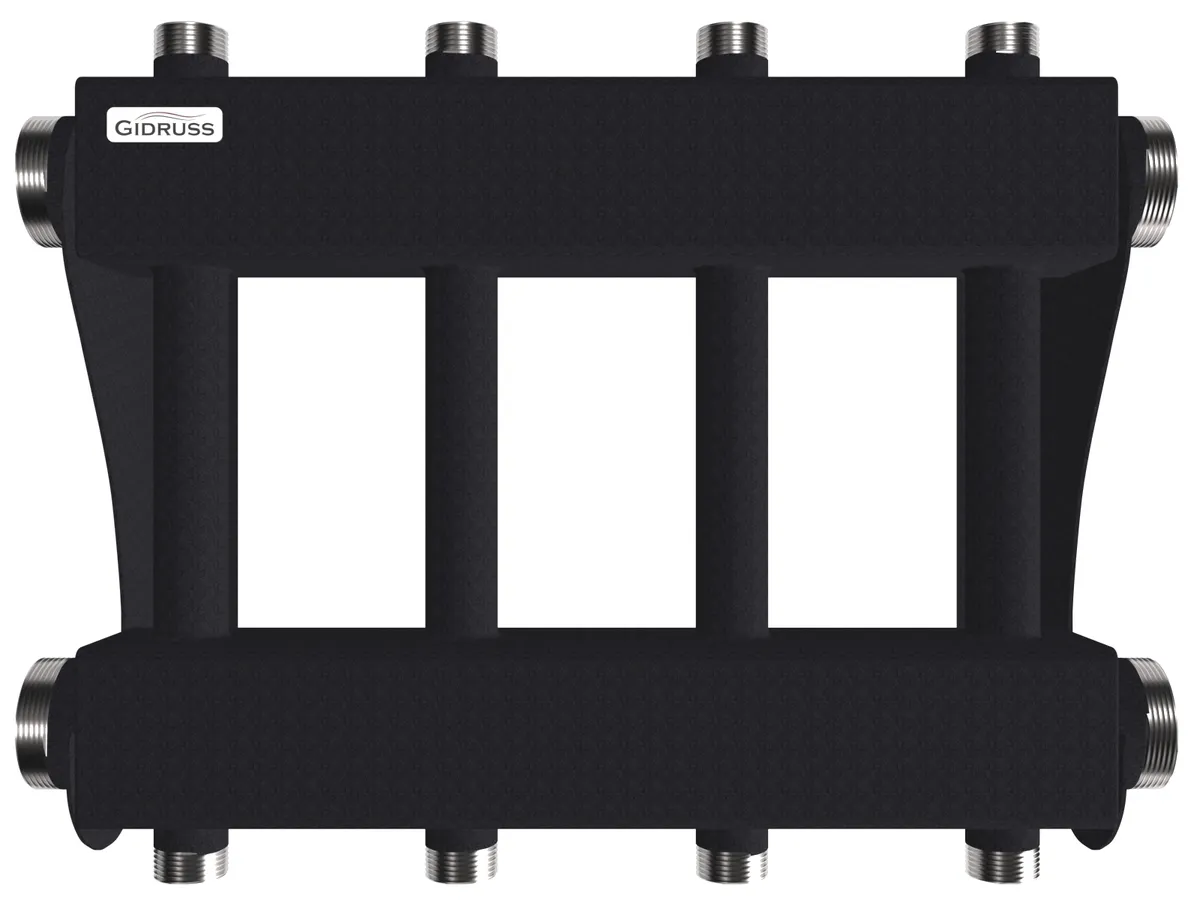Коллектор для котельной на 4 - 5 контуров G 1" - MK-250-6DU Коллектор для котельной на 4 - 5 контуров G 1" - MK-250-6DU