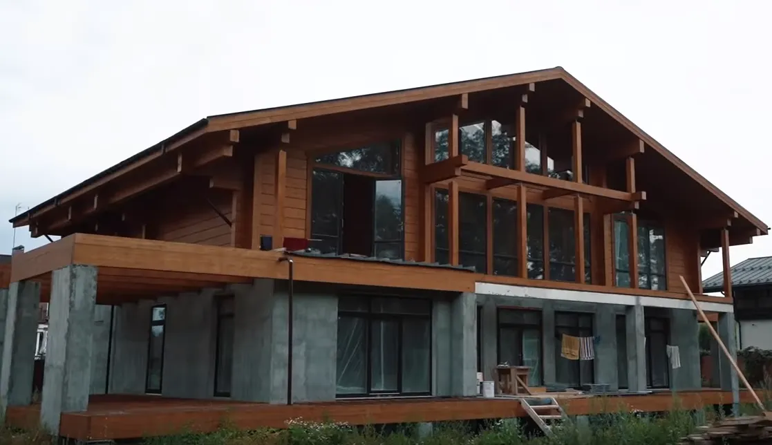 Отопление дома "Трансформатора" (Портнягина Дмитрия) в процессе монтажа