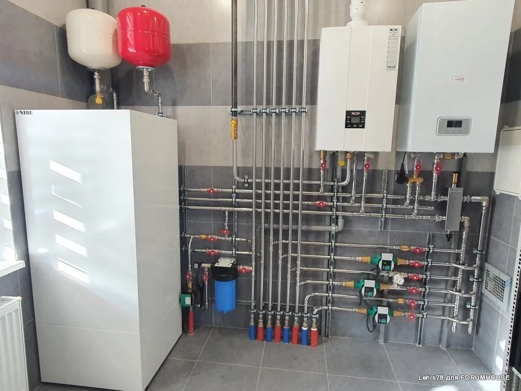 Отопление частного дома в ленинградской области - общий вид котельной