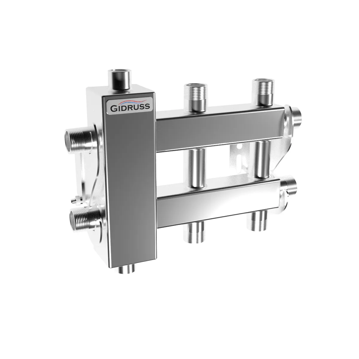 Гидрострелка на 3 контура для настенного котла в частном доме BMSS-40-3DU Гидрострелка на 3 контура для настенного котла в частном доме BMSS-40-3DU
