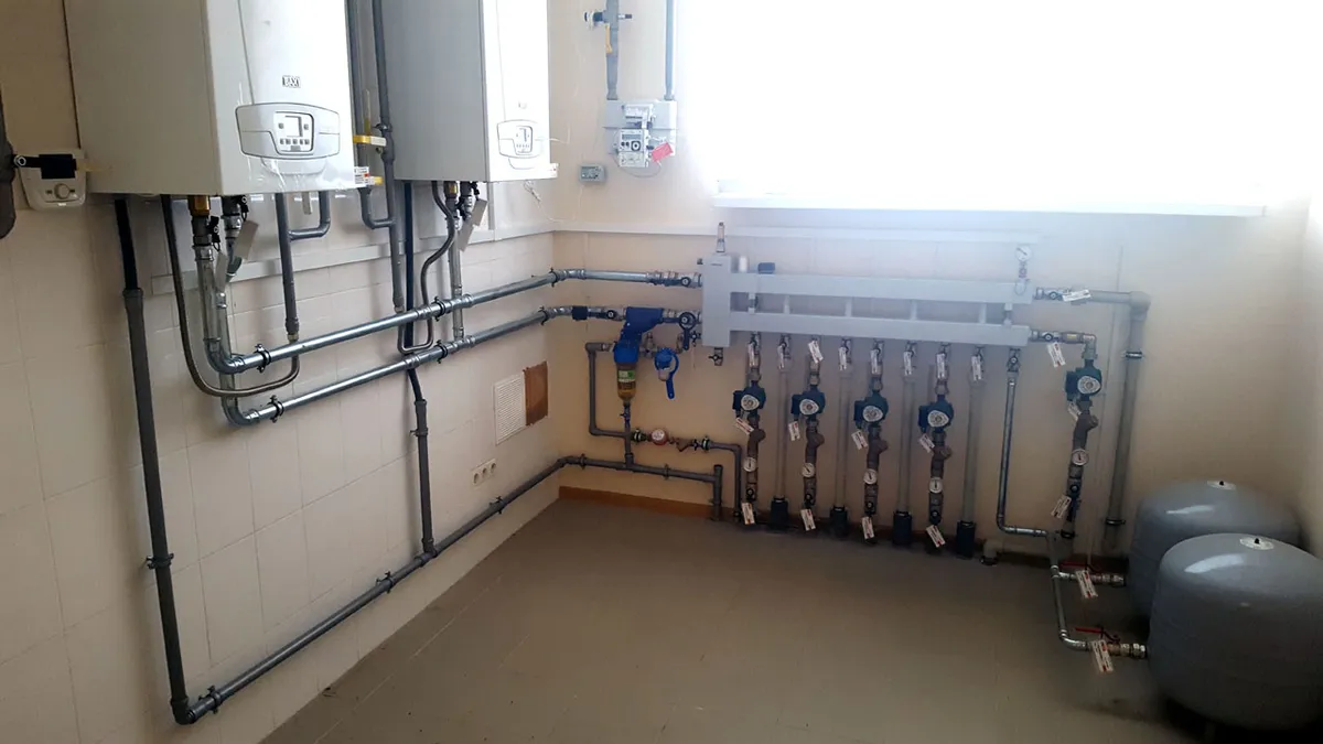 Каскадная котельная административного здания в г. Ставрополь