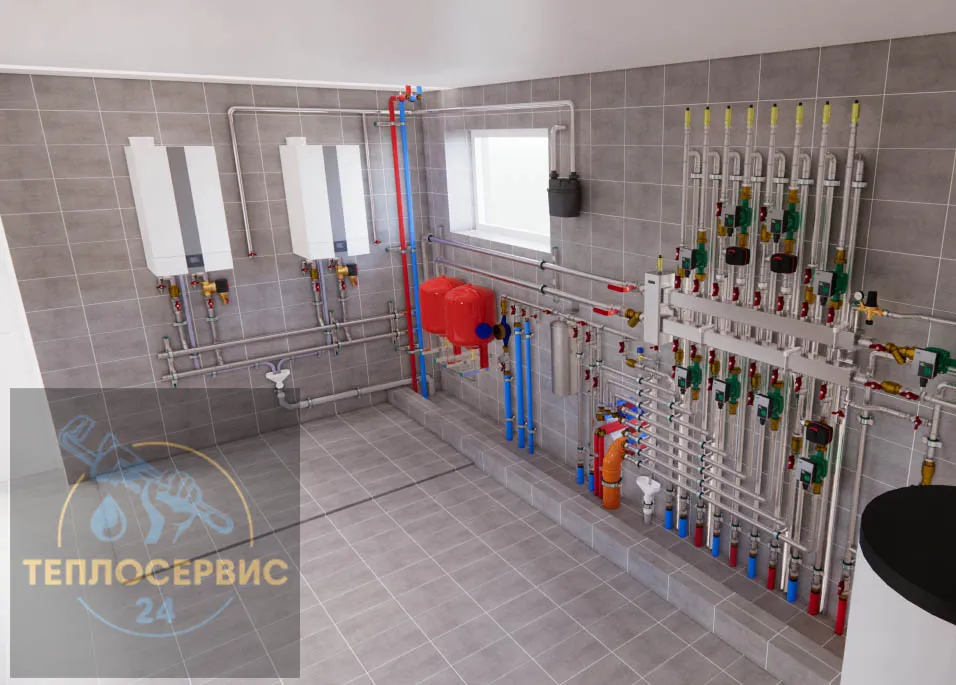 Монтаж отопления сразу с 3D проектом заказать в Москве