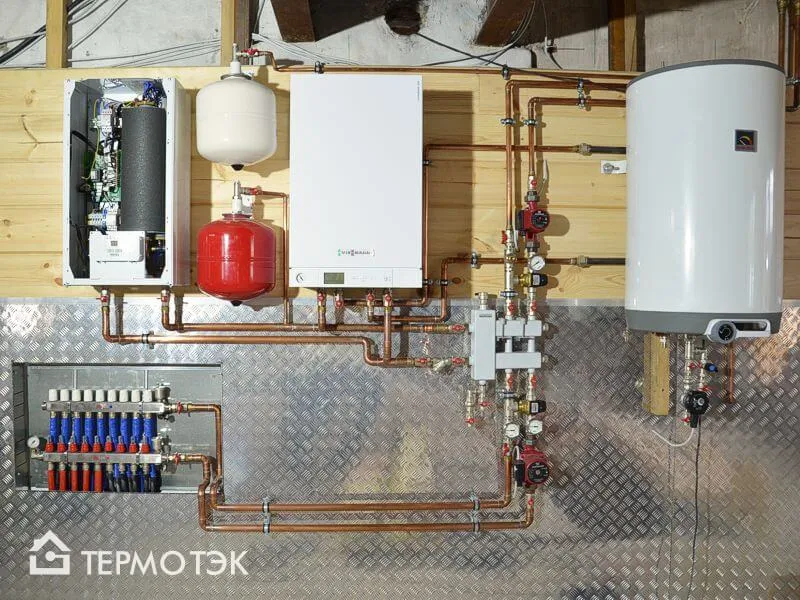 Отопление дачи в Челябинской области с газовым котлом Viessmann Отопление дачи в Челябинской области с газовым котлом Viessmann