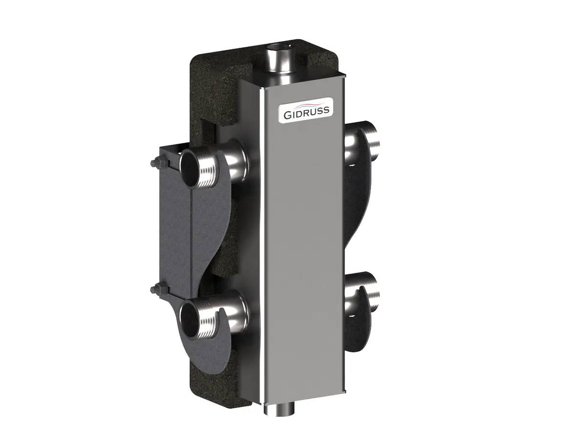 Гидрострелка нержавеющая в термоизоляции 1 дюйм GRSS-60-25.EPP Гидрострелка нержавеющая в термоизоляции 1 дюйм GRSS-60-25.EPP